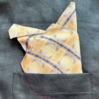 Smoky Brown Silk square scarf 30*30cm